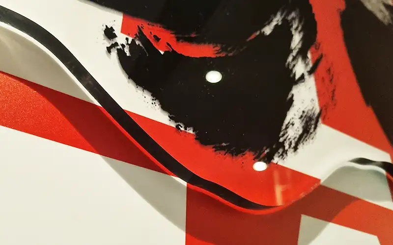 acrylplatte rueckseitig bedruckt kontur freiform plattendruck