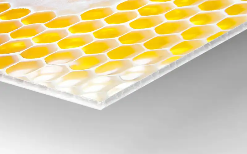 akylite hohlkammer wabenkern material plattendruck