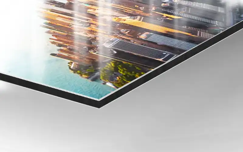 aluverbundplatte dibond folienkaschiert foliendruck graffitischutz folierung material plattendruck