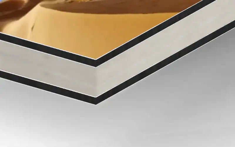 aluverbundplatte sandwichplatte druck materialmix plattendruck