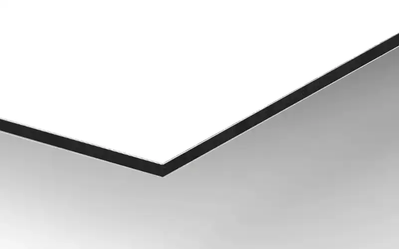 aluverbundplatte weiss material unbedruckt plattendruck