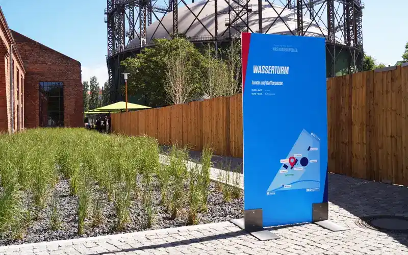 aufsteller wetterfest windfest plattendruck referenz