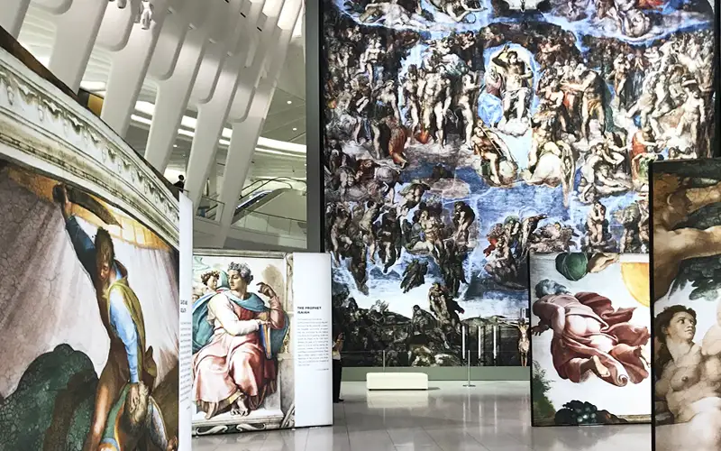 ausstellung textildruck hinterleuchtet backlitdruck framelessrahmen brandschutz zertifiziert