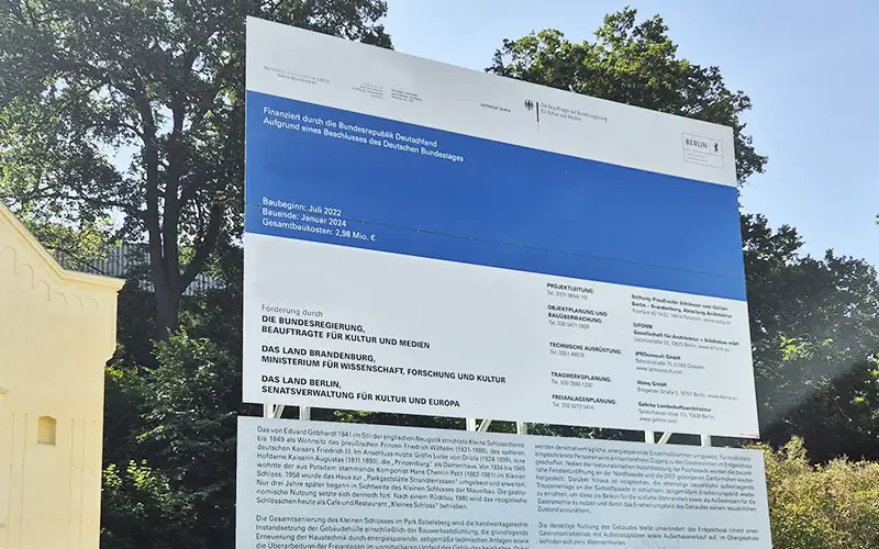 bauschild aluverbund dibond plattendruck