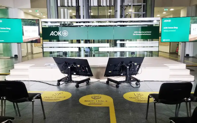 aufsteller plattendruck boden folie druck rutschfest event folierung foliendruck