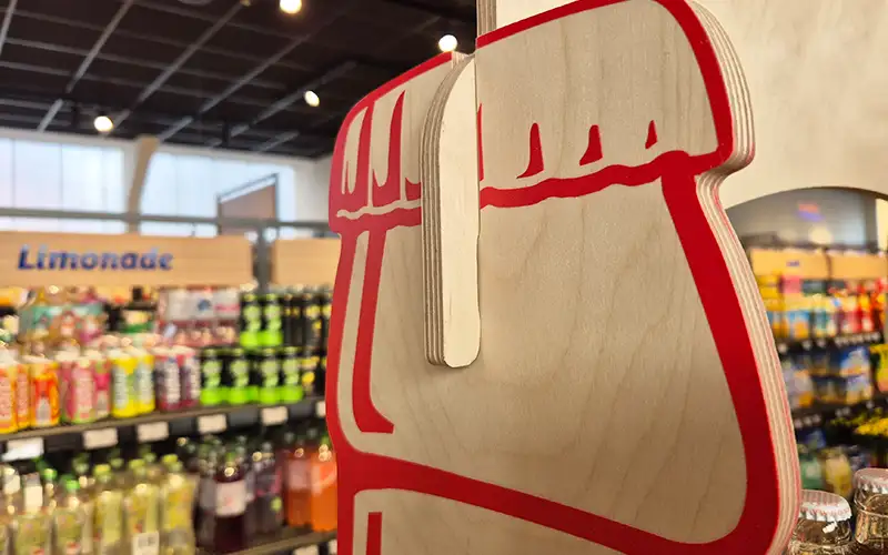 display holzdruck plattendruck pos retail