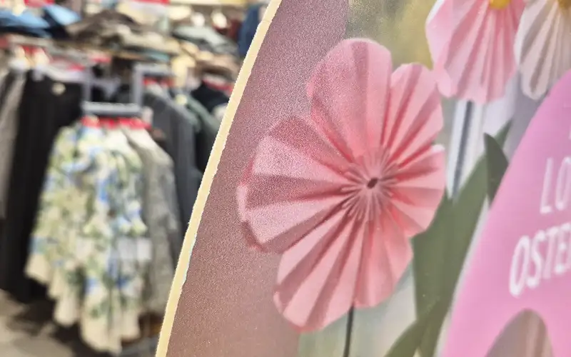 displaykarton konturschnitt freiform plattendruck retail