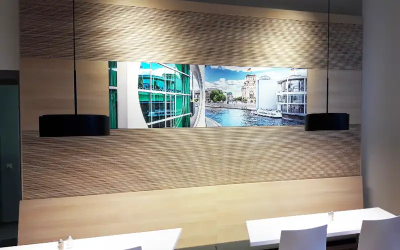 fine art wandbild interior produktion montage