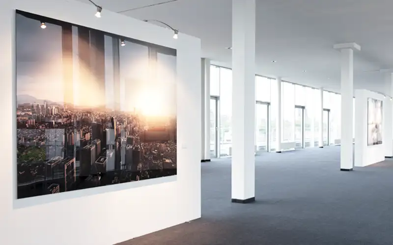 galleriedruck acryl fotodruck dibond ausstellung