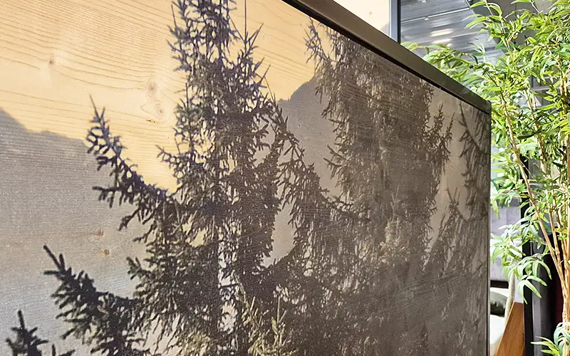 holzdruck nachhaltig interior plattendruck