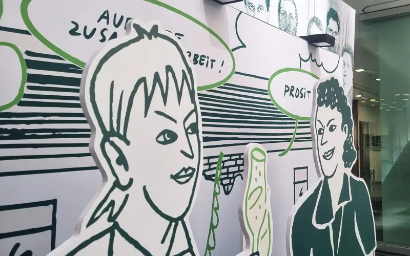 indoor figurenaufsteller leichtschaumplatte plattendruck