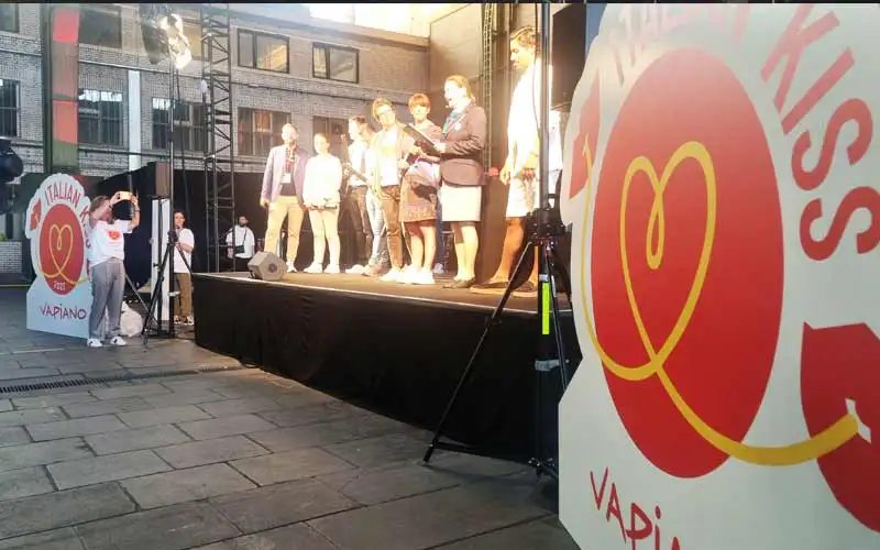 logo event veranstaltung aufsteller plattendruck referenz