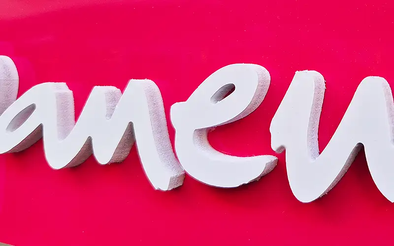 logo wandbuchstaben leichtschaumplatte profilbuchstaben