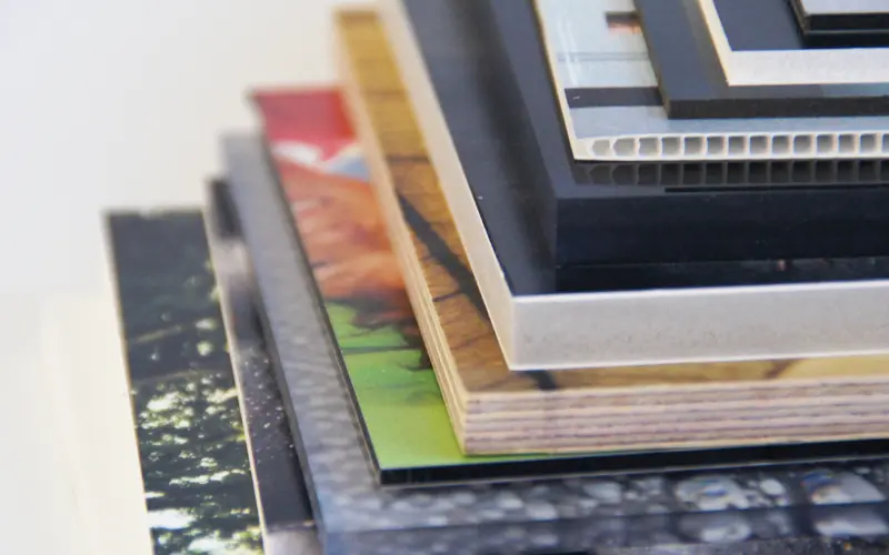 materialien plattendruck