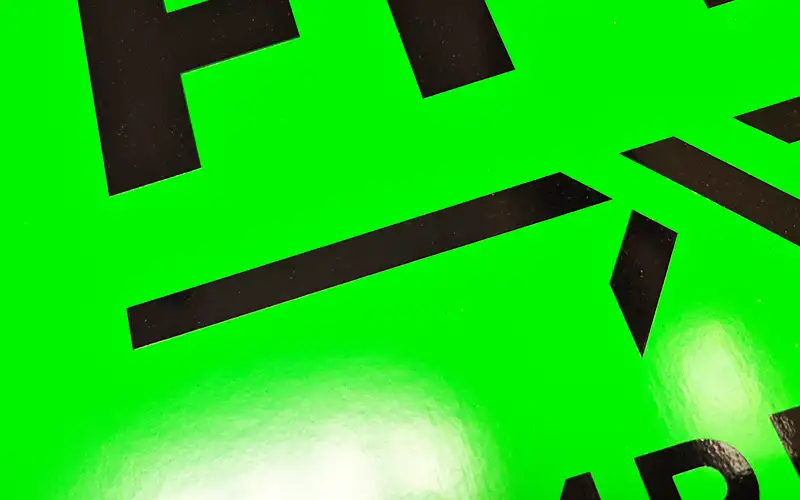 hinterleuchtbare folien backlitfolien foliendruck neonfolie gruen fluereszierend beschriftung folierung
