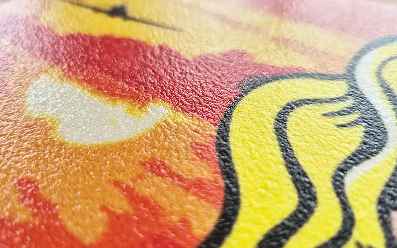 XXX pvc boden belag lackiert 2mm 1265g bodendruck bannerdruck