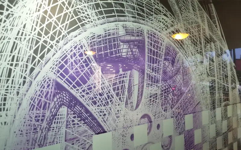 glasdekorfolie foliendruck tranzluzenter weissdruck foliendruck