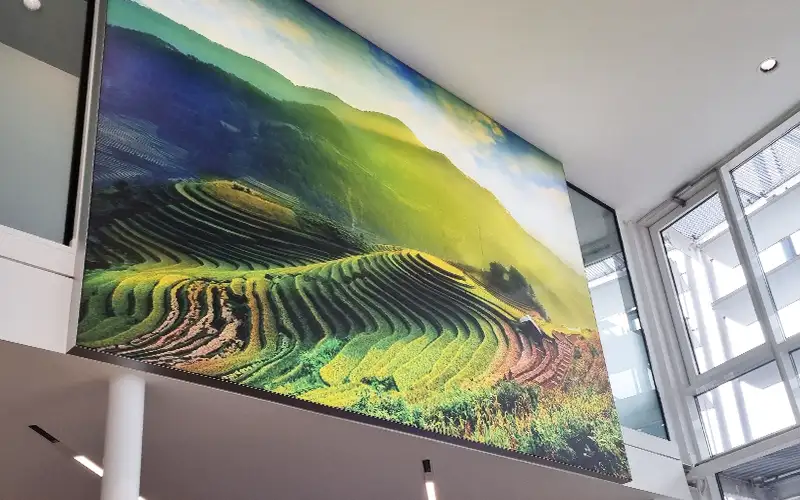 frontlit-banner-geoest-bannerdruck wandbild alu spannrahmen textildruck stoffdrock