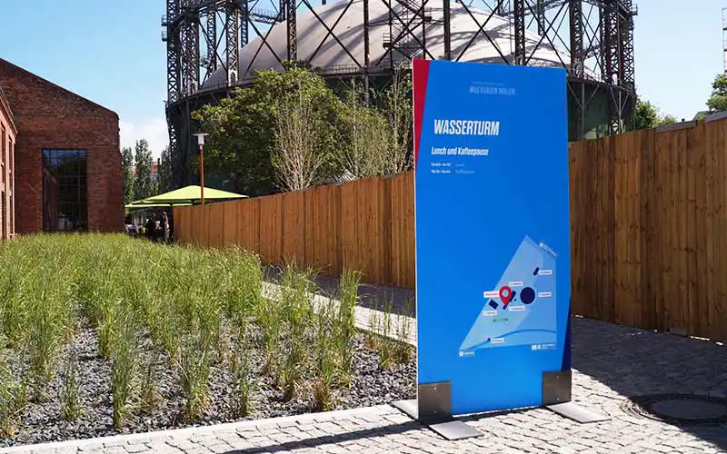 xl aufsteller leitsystem leichtschaumplatte plattendruck