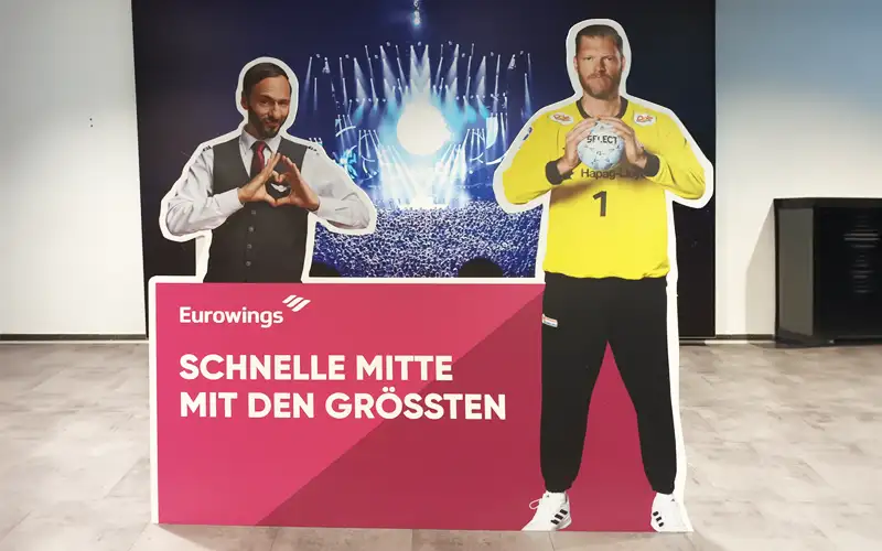 xxl figurenaufsteller leichtschaumplatte plattendruck