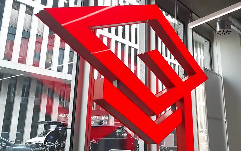 neon buchstaben profilbuchstaben xxl leuchtlogo beidseitig sichtbar profilbuchstaben referenz