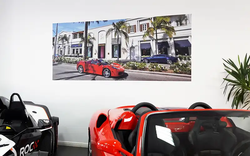 xxl wandbild grossformatdruck aluverbund rueckrahmen interior plattendruck